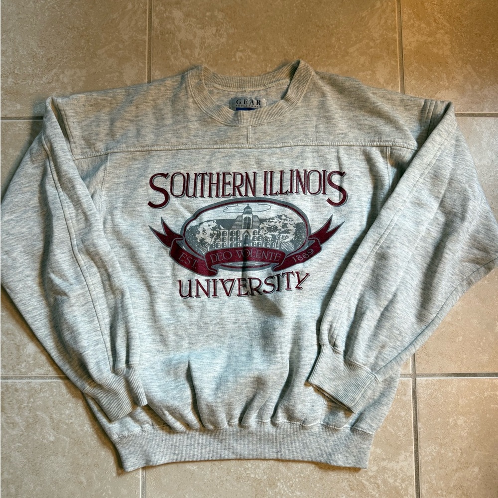 Gray Southern Illinois University Sweater